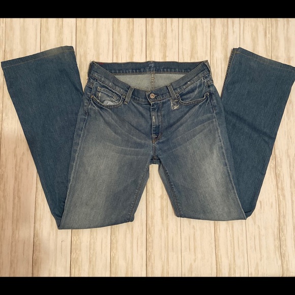 7 For All Mankind Denim - 7 FOR ALL MANKIND HIGH WAISTED BOOT CUT JEANS